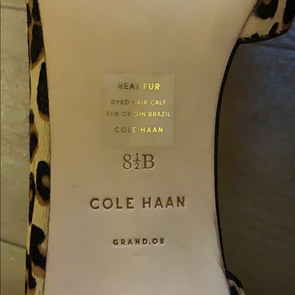 NEW Cole Haan Highline Cap Toe High Heel Calf Hair - Picture 7 of 16